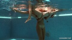 Olla Oglaebina and Irina Russaka sexy girls in the swimming pool Thumb