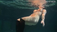 Naughty Dressed Underwater Sis Bulava Lozhkova Swimming Naked Thumb