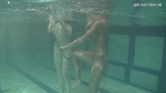 Hot Underwater Acrobatics Lesbian Irina Barna Thumb