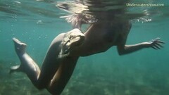 Kinky Underwatershow presents underwater Tenerife girls Thumb