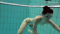 Nina Markova mega sexy teen underwater strip Thumb