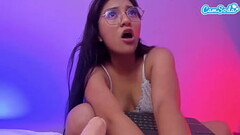 Camgirl falls in love with huge cock Thumb