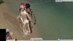 sims 4 futas shemales fun in the beach Thumb