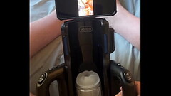 Auto Stroker Drains Premature Porn Addict Thumb