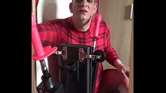 bisexual crossdresser lets the toy fuck him as he gets a taste of it afterwards Thumb