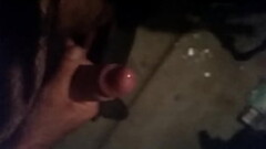 Jerking off my big dick in the garage and shot a huge cum load! Thumb