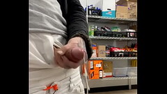Another solo cumshot in the office Thumb
