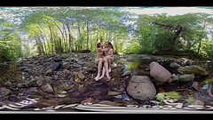 Yanks Amateurs Ana Molly And Belle Having Lesbian Fun Outdoors Thumb