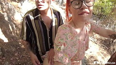 Horny Couple Has Spontaneous Sex In The Woods Thumb