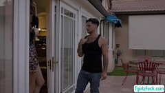 Brunette ts Jade Venus blowjobs cock and ass anal barebacked Thumb