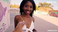 MAMACITAZ - (Boni Brown, Max Cort&eacute_s) - Skinny Ebony Colombiana Hardcore Outdoor Fuck Thumb