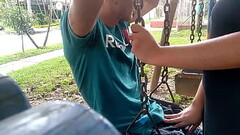 tio pervertido saca su polla en un parque &iexcl_EN SERIO! se lo chupe y saque toda su leche  en mi  Thumb