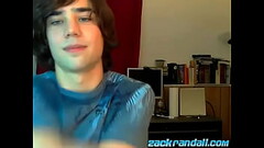 Young athletic Zack Randall masturbates solo and cums on cam Thumb