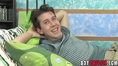 Twink Michael Stone anal plays while jerking off dick solo Thumb