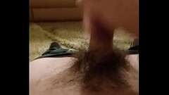 Me using toy to jerk off big cock and cum Thumb