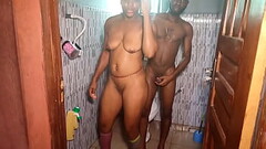 Walking in on Roommate'_s Girlfriend Leads to Hot Threesome Rough Shower Sex Thumb