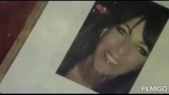 Dawn Brass gets a huge facial cum tribute in regular speed and slow motion Thumb