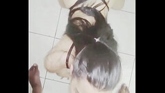 My girlfriend paying me a good blowjob I recorded her face Thumb