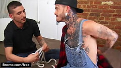 (Fly Tatem) Has Dick Deamon In Bondage Offers His Big Cock For A Blowjob Before Penetrating His Ass  Thumb