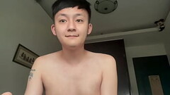 Young Skinny Asian wank and cum Thumb