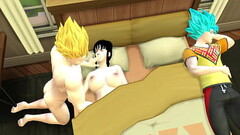 Dragon Ball Porn Hentai Vegeta se Folla a Hermosa Esposa Chichi al Lado de su Amigo y Marido y Cornu Thumb