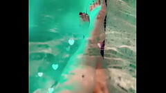 Sexy Native Feet In Swimming Pool Thumb