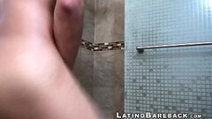 Petite Latino gay Roman Blake jerks off his load into hand Thumb