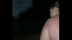 Naked BBW slut takes a HUGE piss in the back yard Thumb
