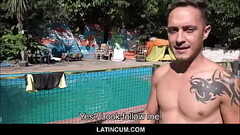 Two Latino Twink Boys Nacho &amp_ Rodri Fuck Outdoors On Bench Thumb