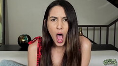 Sexy stepsister grinds her tight pussy on stepbros dick Thumb