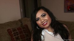 Chubby Asian amateur gets double stuffed by two men Thumb