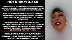 Anal, bears, prolapse, yoghurt, fisting&hellip_ just Hotkinkyjo takig bath Thumb