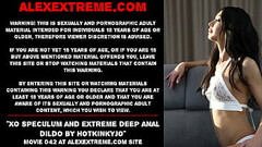 XO speculum and extreme deep anal dildo by Hotkinkyjo Thumb