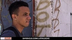 LatinLeche - Straight Latino Paid To Ride Big Uncut Dick Thumb