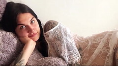 Sexy StepSister Blowjob my Cock and Hard Pussy Fuck after Reading a Fairy Tale Thumb
