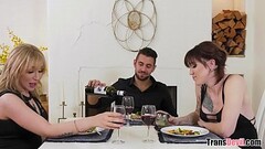 Raw Anal Threesome With Trans Girls Lena Kelly and Angelina Please Thumb