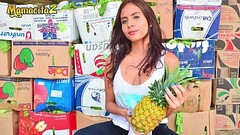 MAMACITAZ - Lucky Stud Has The Chance To Fuck A Real Hot Latina Teen Evelin Suarez Thumb