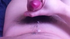 19 yr old, solo jerking off, lots of cum. Thumb
