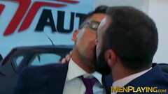 Elegant men bang each others asses after hard day at work Thumb