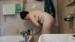 Your fat and ugly Italian mom opens her legs and takes a shower full of soap Thumb