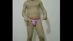 Zentai spandex underwear. Zentaisspandex printed underwear. Spandex underwear print. Zentai hood. Ma Thumb