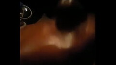 Shining his dick in the car Thumb