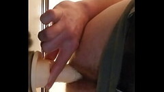 Solo dildo tight butthole Thumb