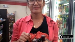 Jhamela sucks tourist cock before getting her hairy coochie drilled Thumb