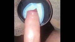 Uncut Amateur Fucks A Fleshlight With 6'_ Dick Hot Amateur Thumb