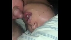 Asian Girlfriend Gets Facial Thumb