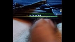 Jerking my big cock after school (solo) Thumb