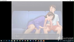 summertime saga blowjob on couch with debbie Thumb