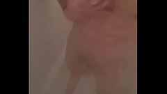 Jerking my cock in the shower Thumb